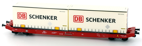 Kato HobbyTrain Lemke 58793 - German Container Wagon SGKKMS698 DB Shenker Container